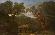 Nicolas Poussin Landscape with Orion or Blind Orion Searching for the Rising Sun painting